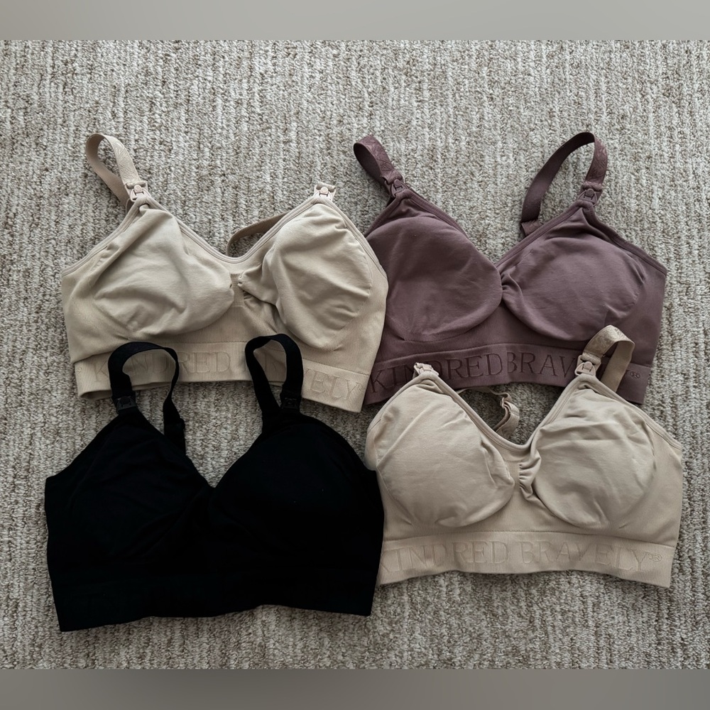 Kindred Bravely simply sublime nursing bras - Beige, Mauve, Black